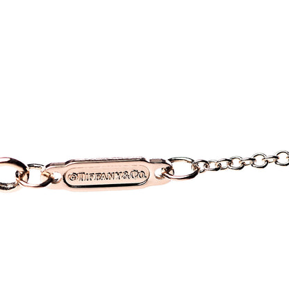 Tiffany 18K Rose Gold T Smile Pendant Necklace 6 of 7