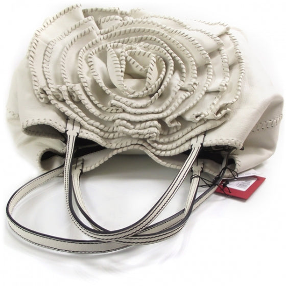 Leather Rosette Tote