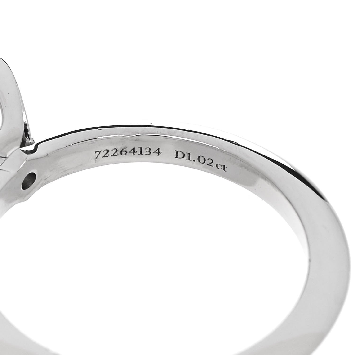Tiffany Platinum Diamond 1.02ct Solitaire Engagement Ring 51 5.75 6 of 6