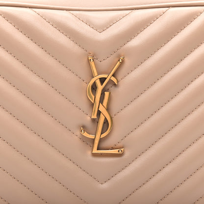 Saint Laurent Calfskin Matelasse Monogram Lou Camera Bag Dark Beige 10 of 10