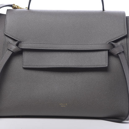 Celine Grained Calfskin Mini Belt Bag Grey 9 of 11