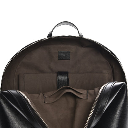 Gucci Calfskin Kingsnake Dome Backpack Black 6 of 8