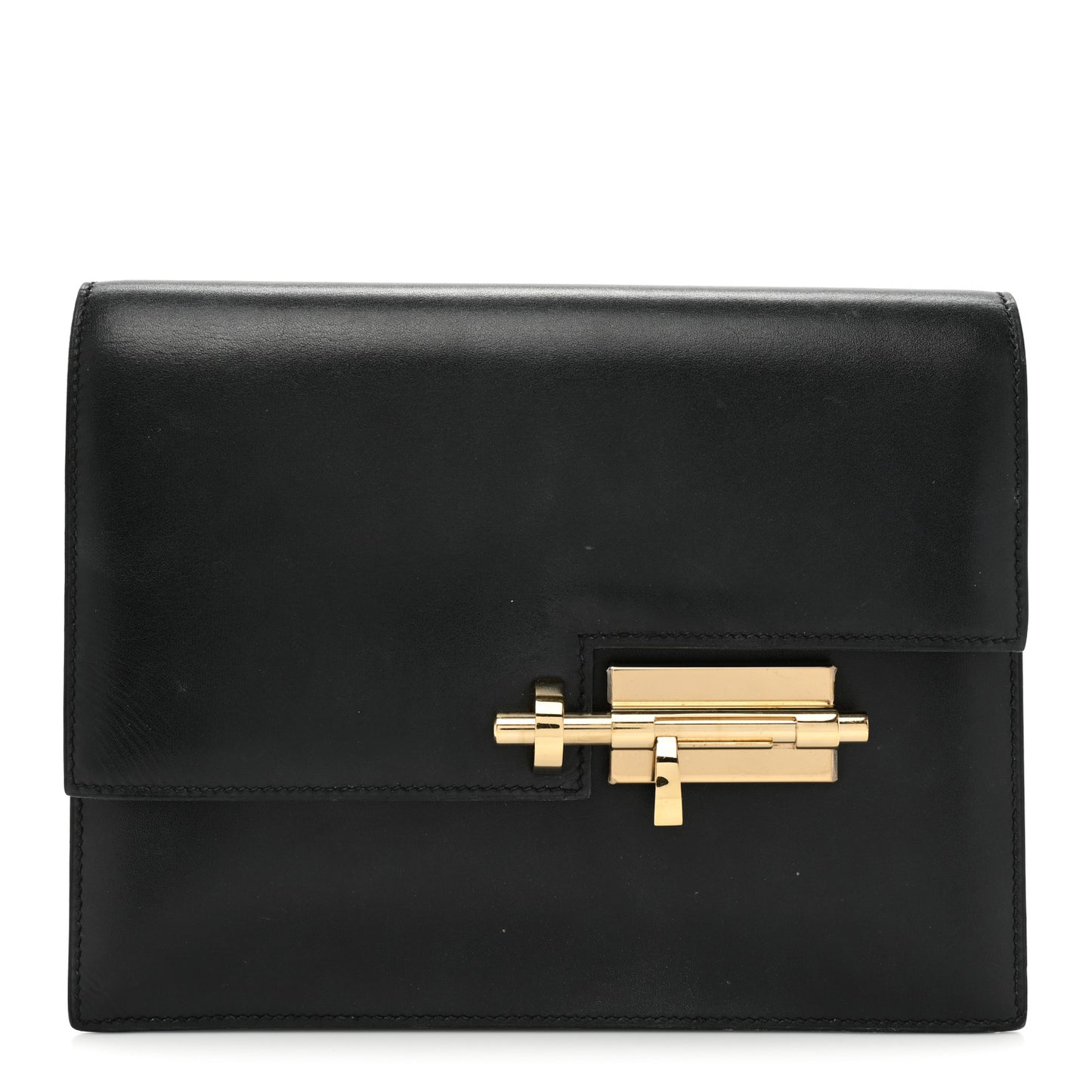 Box Verrou Clutch Black
