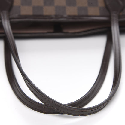 Louis Vuitton Damier Ebene Neo Neverfull MM Rose Ballerine 14 of 22