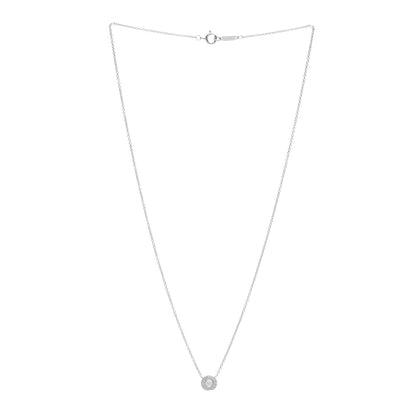 Tiffany Platinum Diamond .14ctw Circlet Pendant Necklace 3 of 5