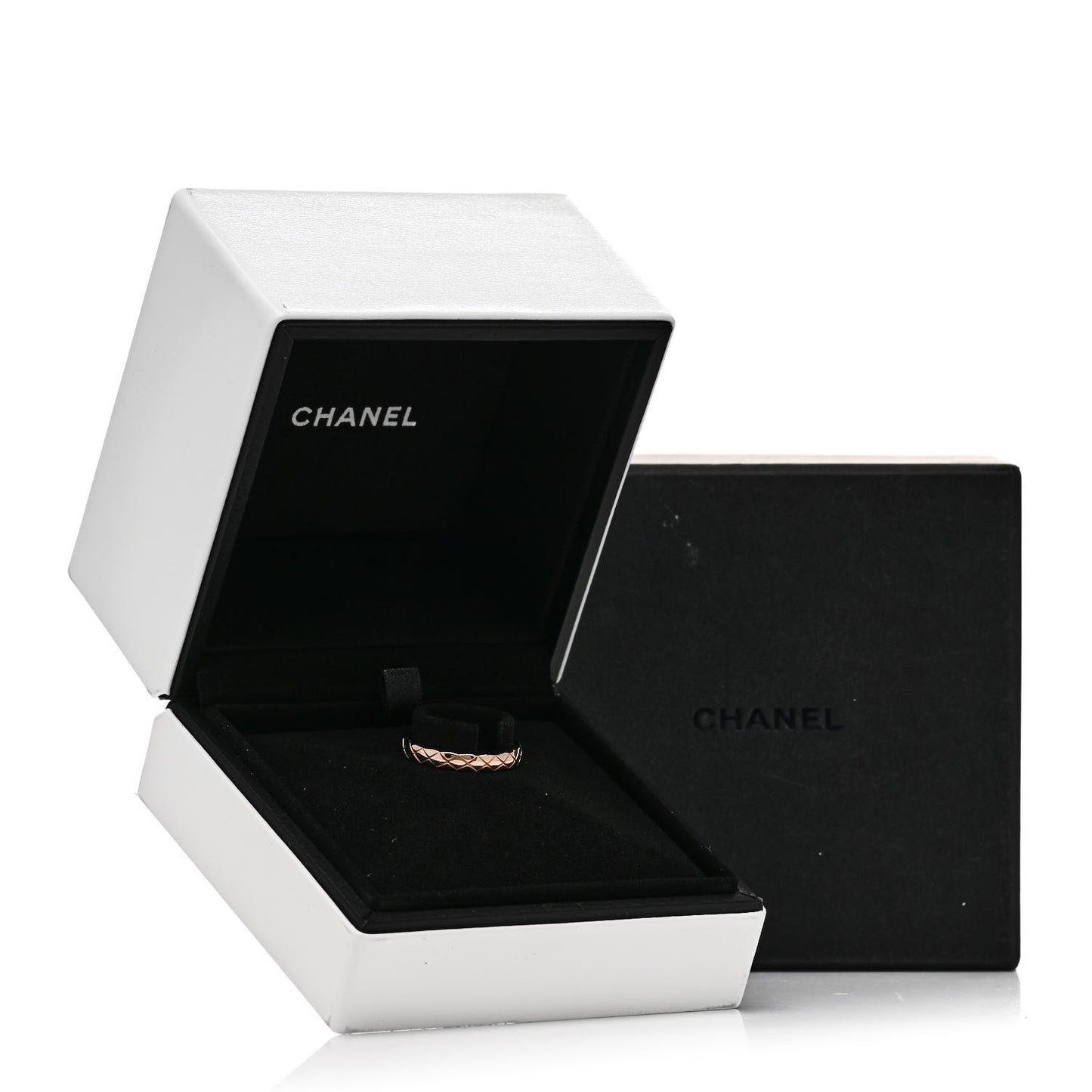 18K Beige Gold Mini Coco Crush Ring 55 7.25