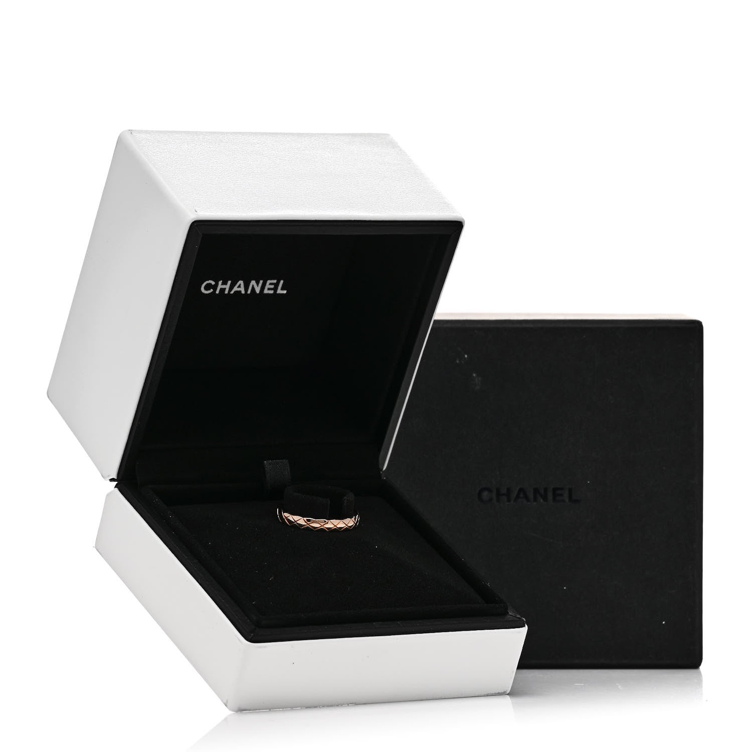 Chanel 18K Beige Gold Mini Coco Crush Ring 55 7.25 5 of 5