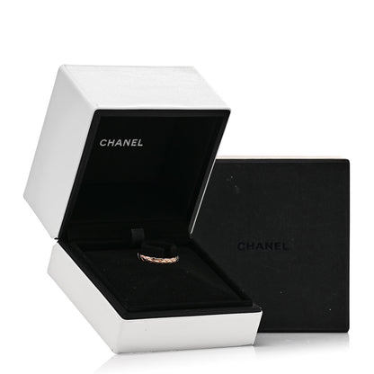 Chanel 18K Beige Gold Mini Coco Crush Ring 55 7.25 5 of 5