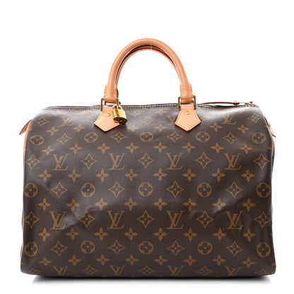 Louis Vuitton Monogram Speedy 35 1 of 15