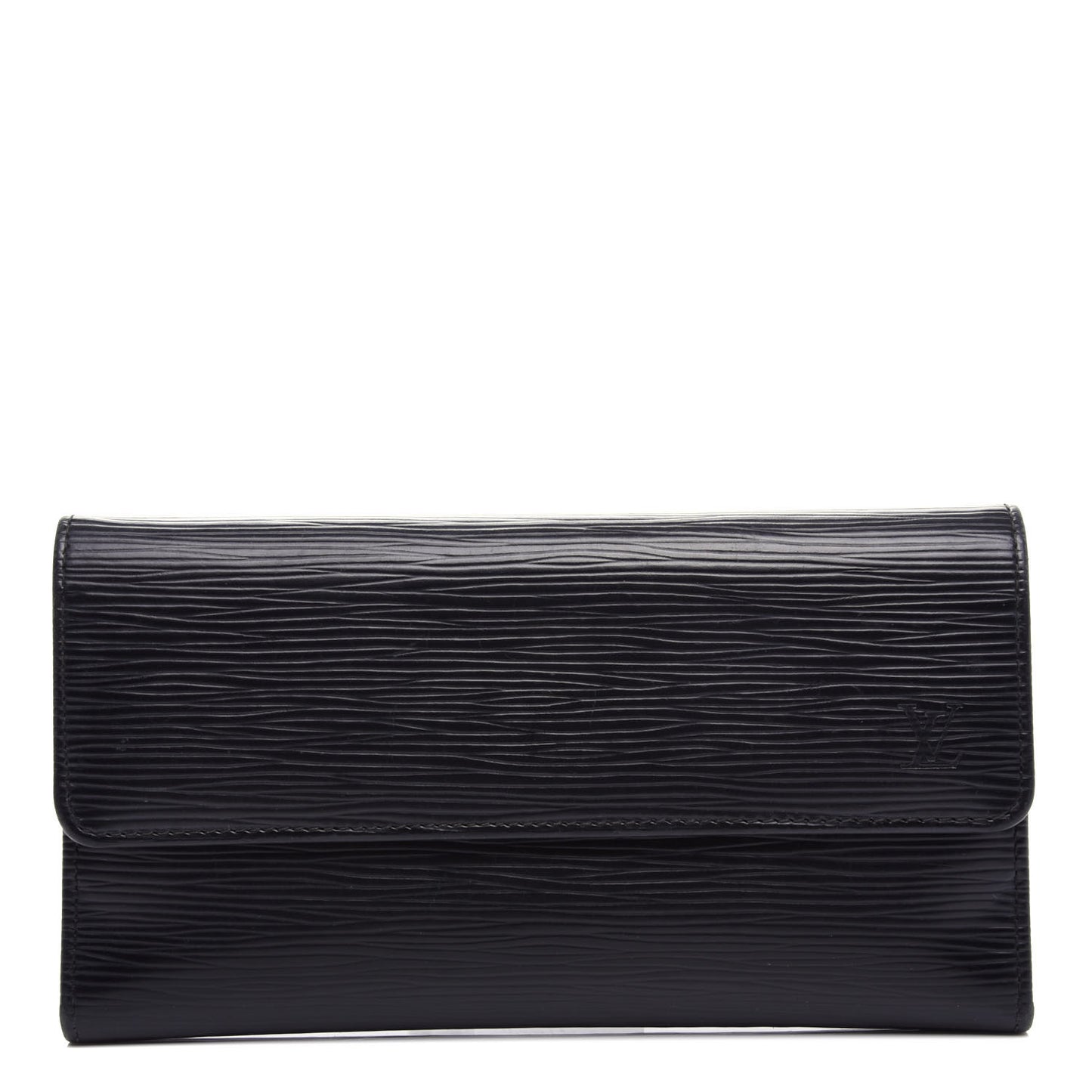 Epi Porte Tresor International Wallet Black