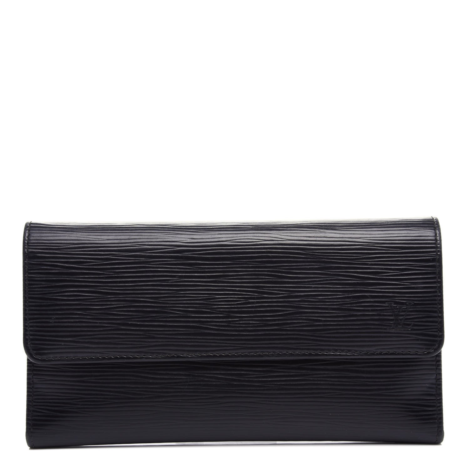 Louis Vuitton Epi Porte Tresor International Wallet Black 1 of 8