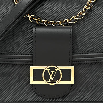 Louis Vuitton Epi Dauphine MM Black 7 of 10