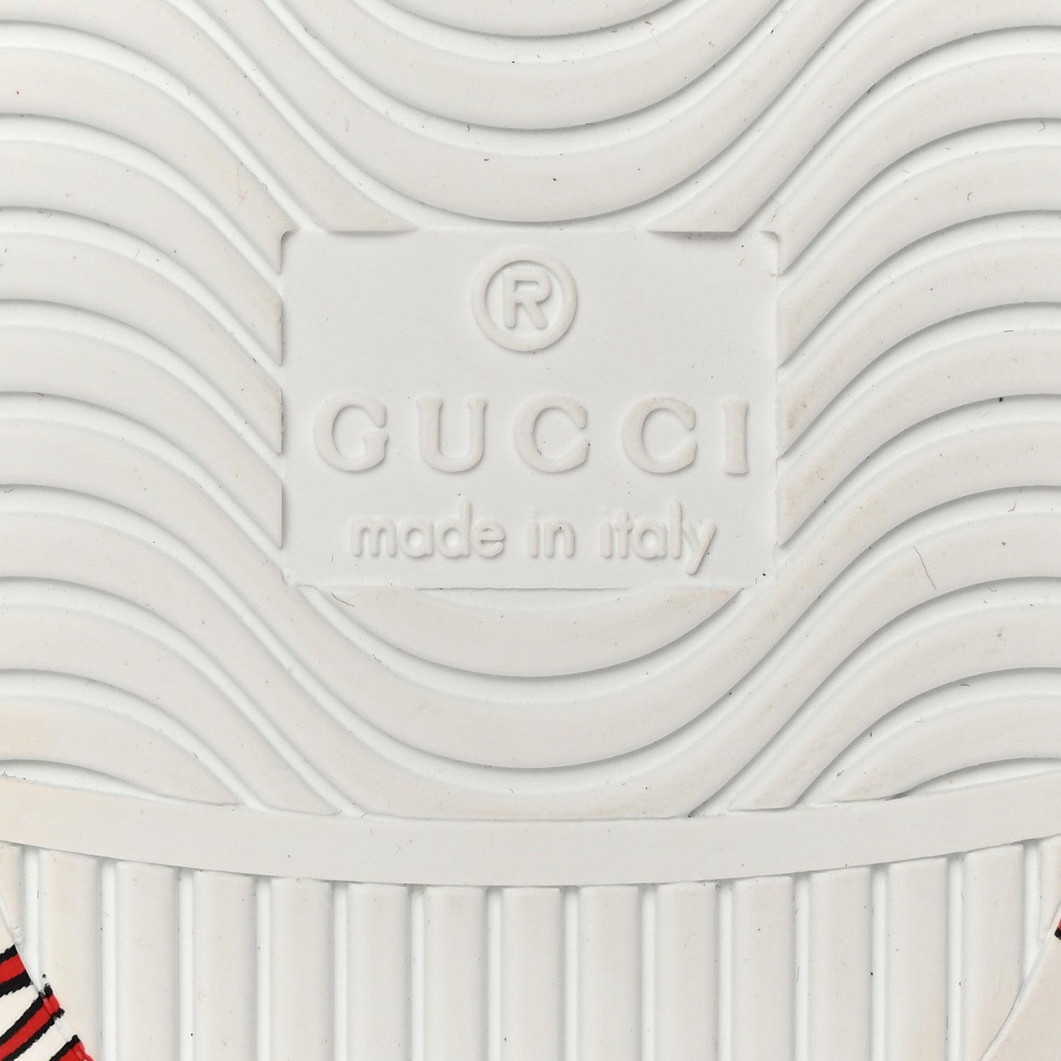 Gucci Calfskin GucciGhost Print Womens Ace Sneakers 39.5 White Hibiscus Red 6 of 16