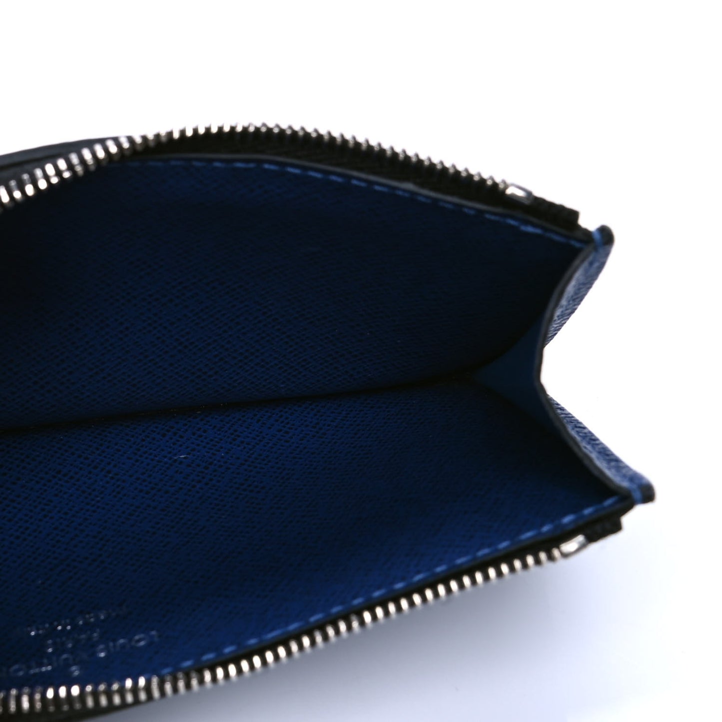 Monogram Taiga Coin Card Holder Cobalt