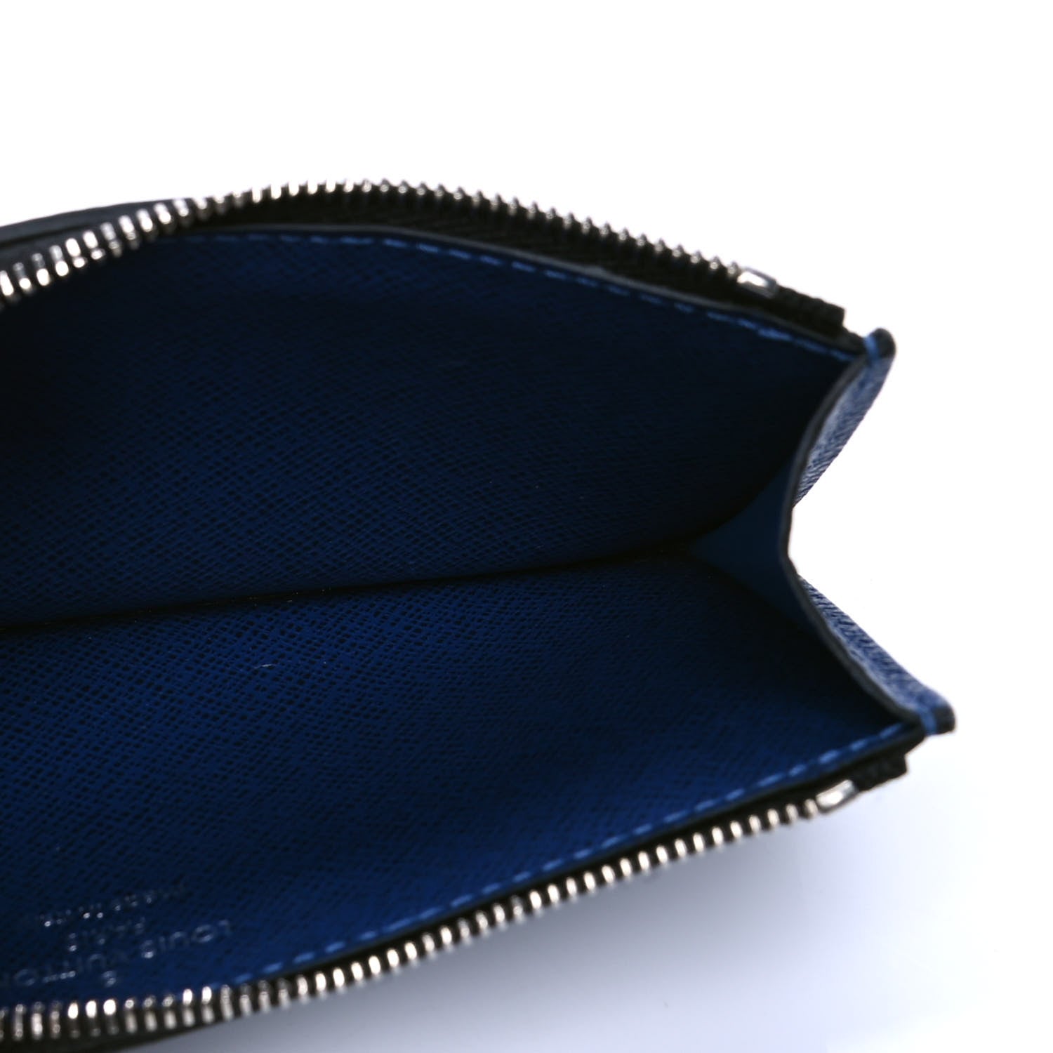 Louis Vuitton Monogram Taiga Coin Card Holder Cobalt 4 of 4