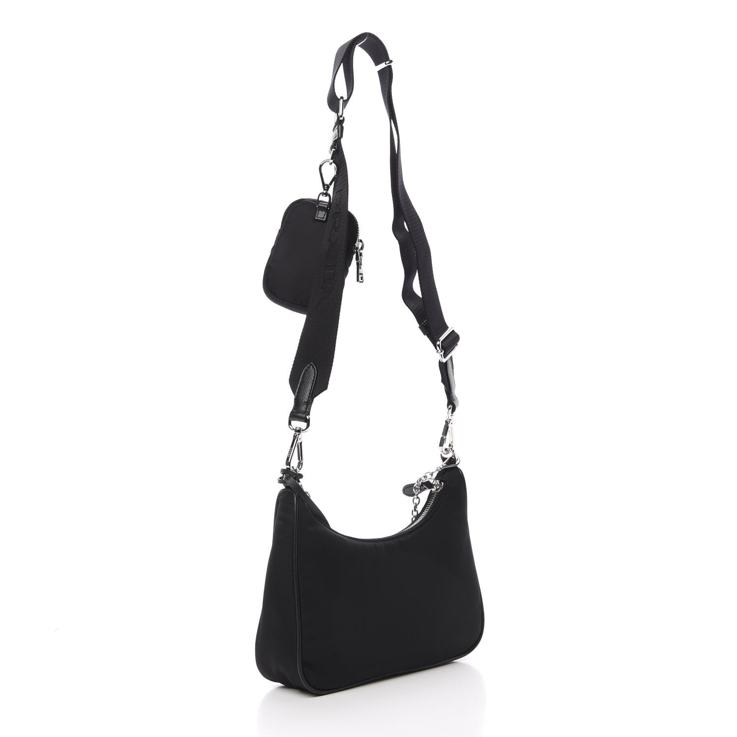 Prada Nylon Re-Edition 2005 Shoulder Bag Black 3 of 11