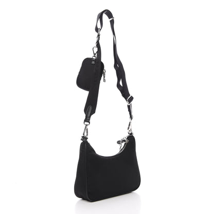Prada Nylon Re-Edition 2005 Shoulder Bag Black 3 of 11