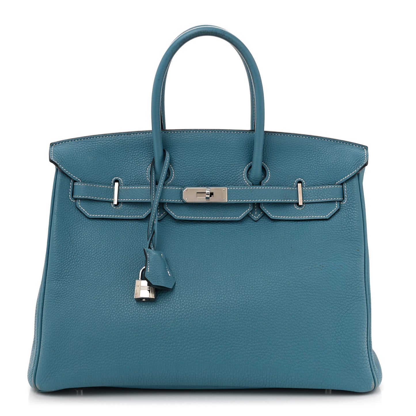Togo Birkin 35 Blue Jean