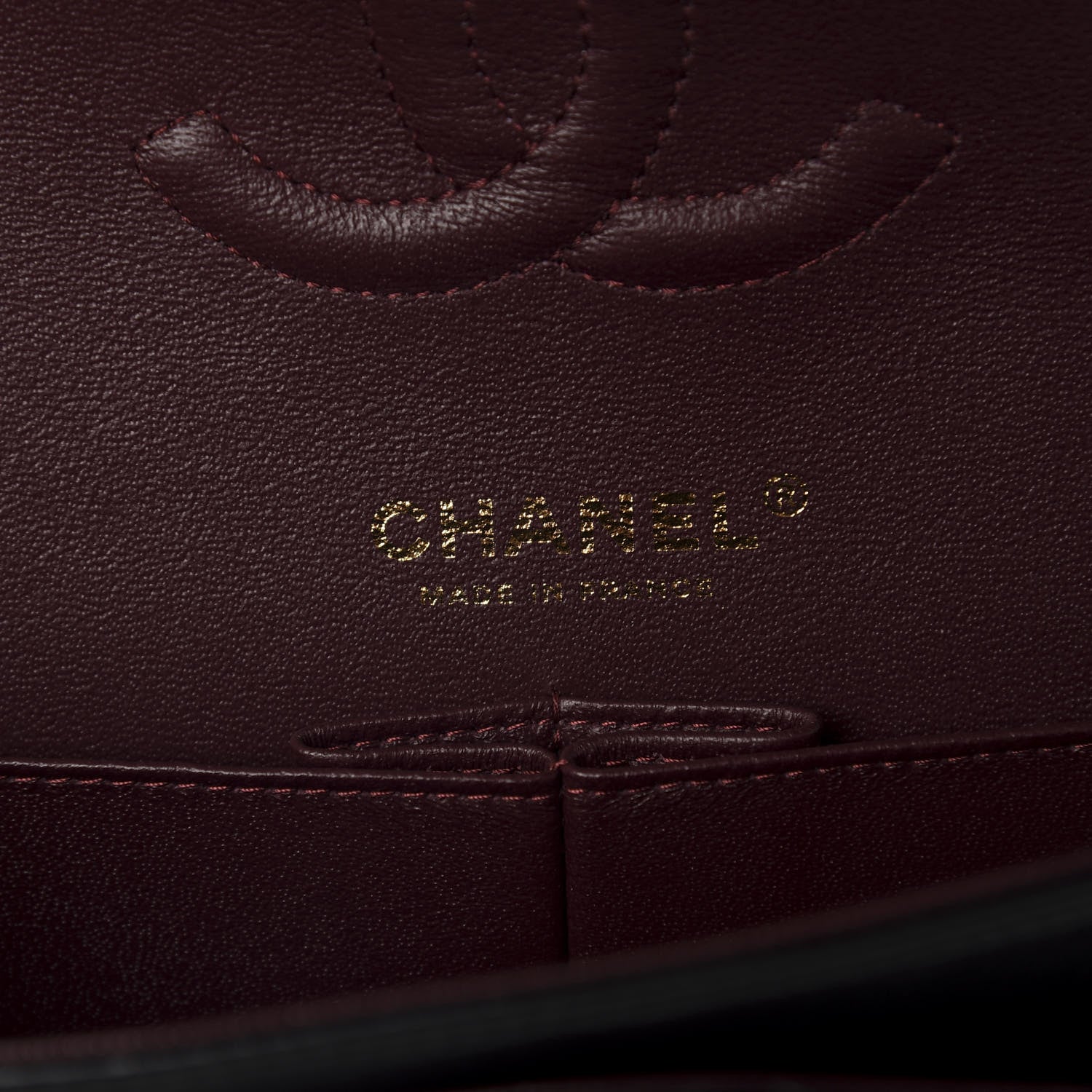 Chanel Lambskin Quilted Medium Double Flap Black 8 of 11
