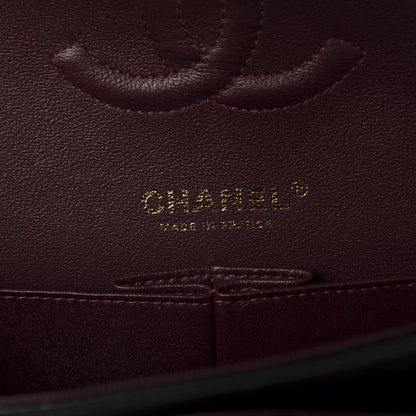 Chanel Lambskin Quilted Medium Double Flap Black 8 of 11