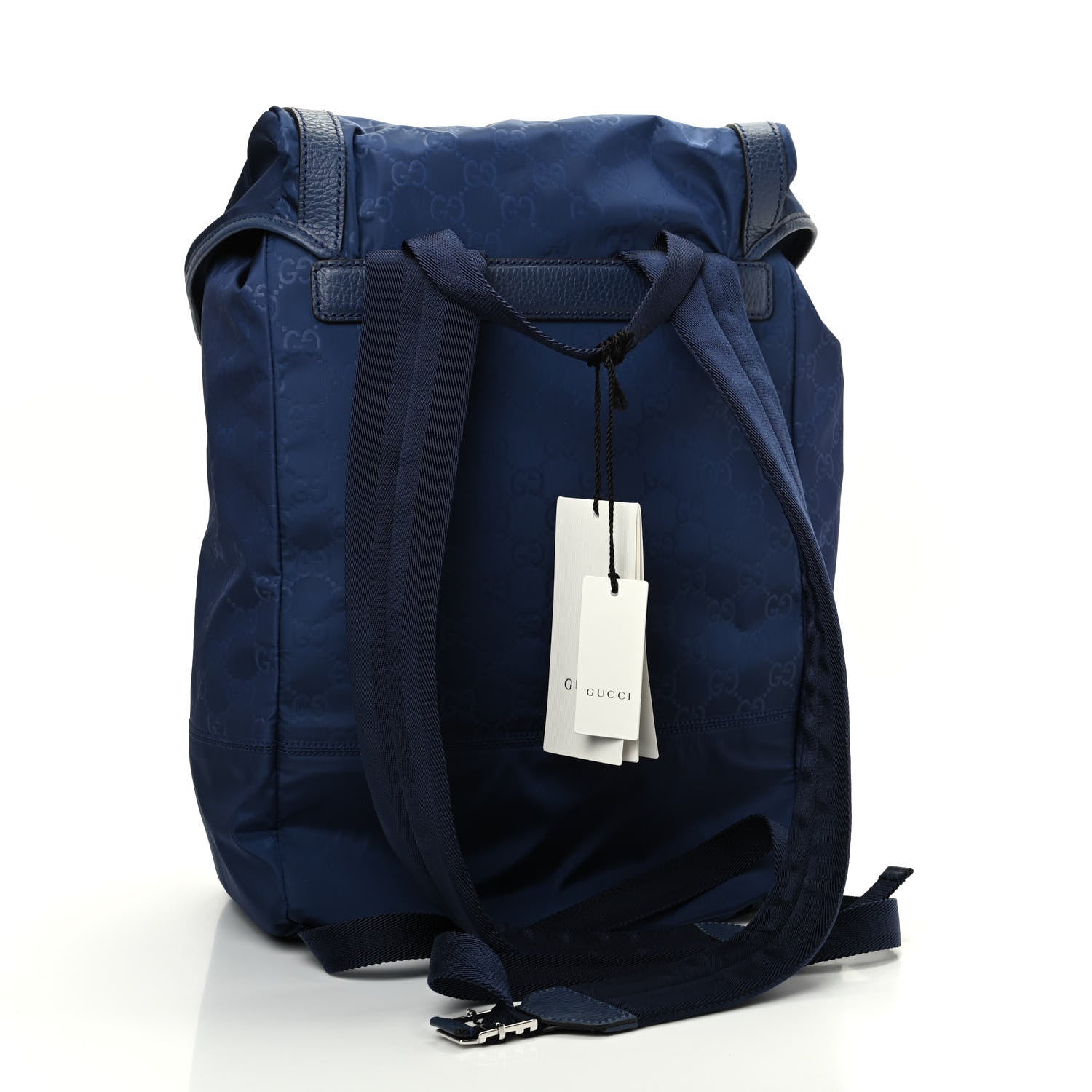 Gucci Nylon Monogram Medium Light Double Buckle Backpack Tide 3 of 9