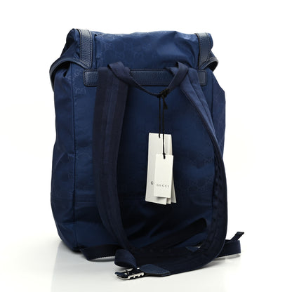 Gucci Nylon Monogram Medium Light Double Buckle Backpack Tide 3 of 9