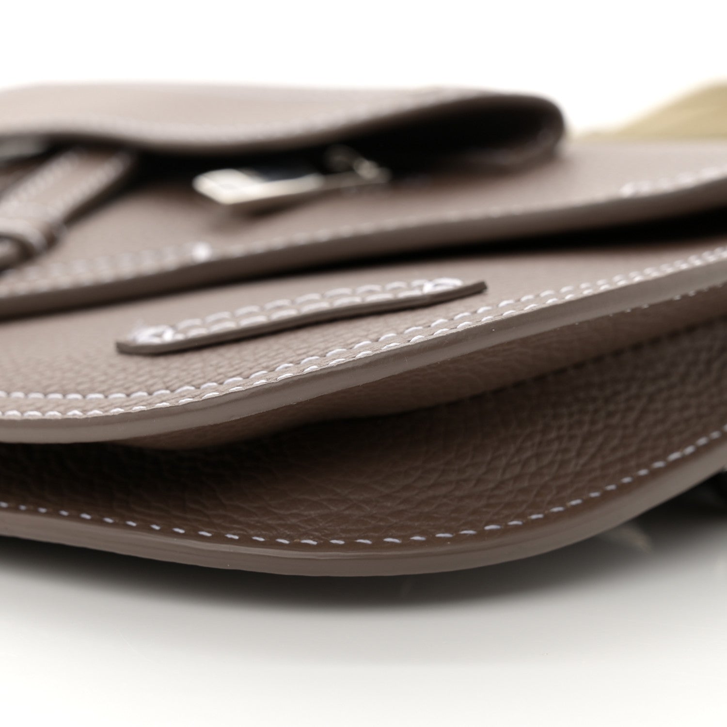 Christian Dior X KAWS Grained Calfskin Saddle Pouch Marron Multicolor 10 of 10