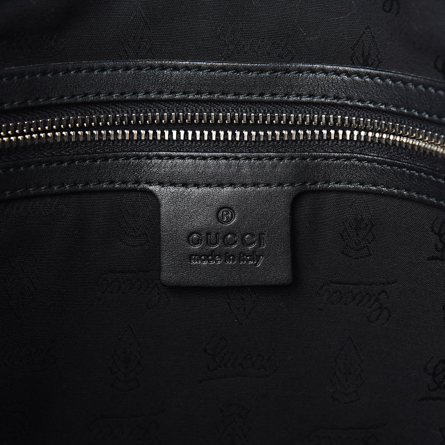 Gucci Guccissima Medium GG Twins Shoulder Bag Black 6 of 14