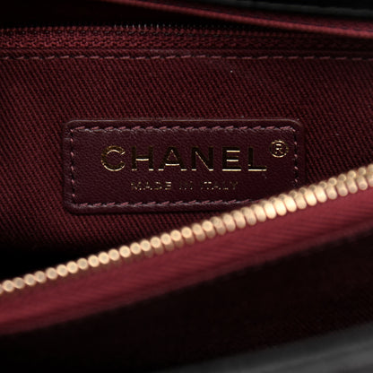 Chanel Caviar Chevron Quilted Small Coco Handle Flap Black 6 of 10