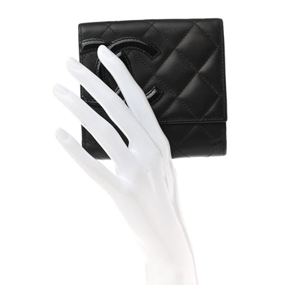 Chanel Calfskin Quilted Cambon Business Card Holder Black 2 of 8