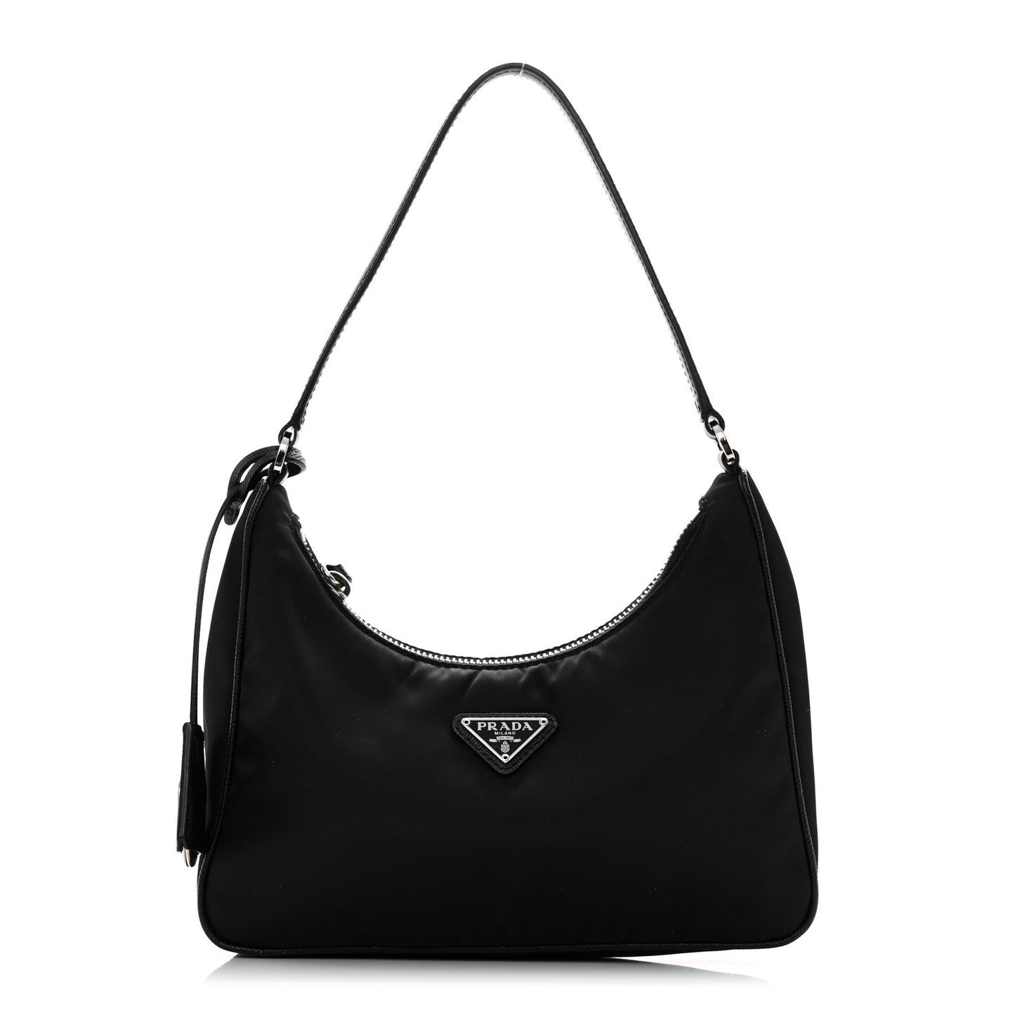 Tessuto Nylon Saffiano Mini Re-Edition 2005 Bag Black