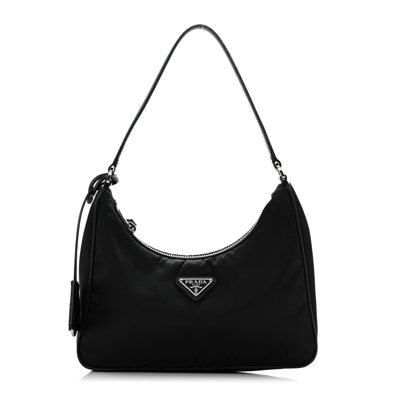 Prada Tessuto Nylon Saffiano Mini Re-Edition 2005 Bag Black 1 of 14
