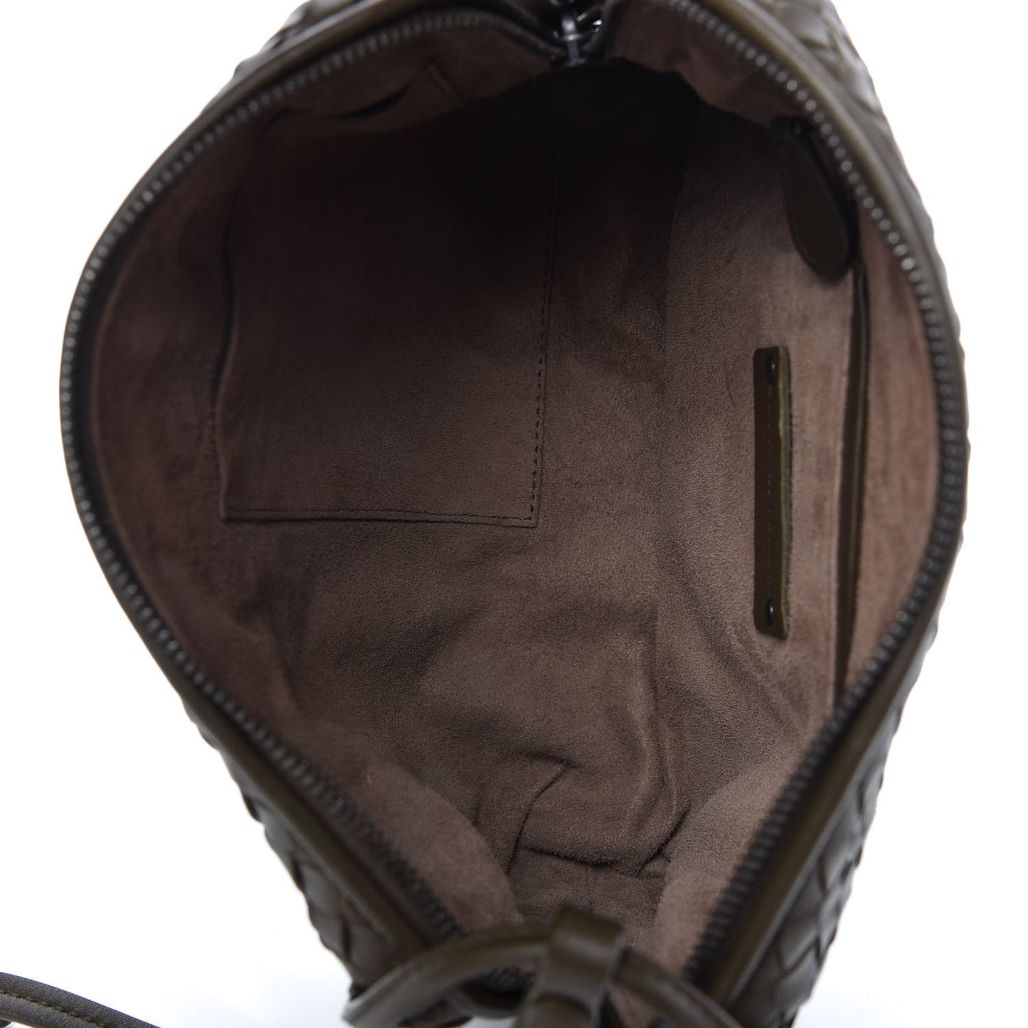 Nappa Intrecciato Nodini Bag Khaki