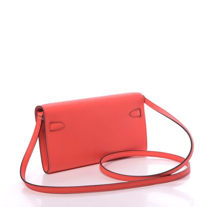Hermes Epsom Kelly Wallet To Go Rose Texas 3 of 11