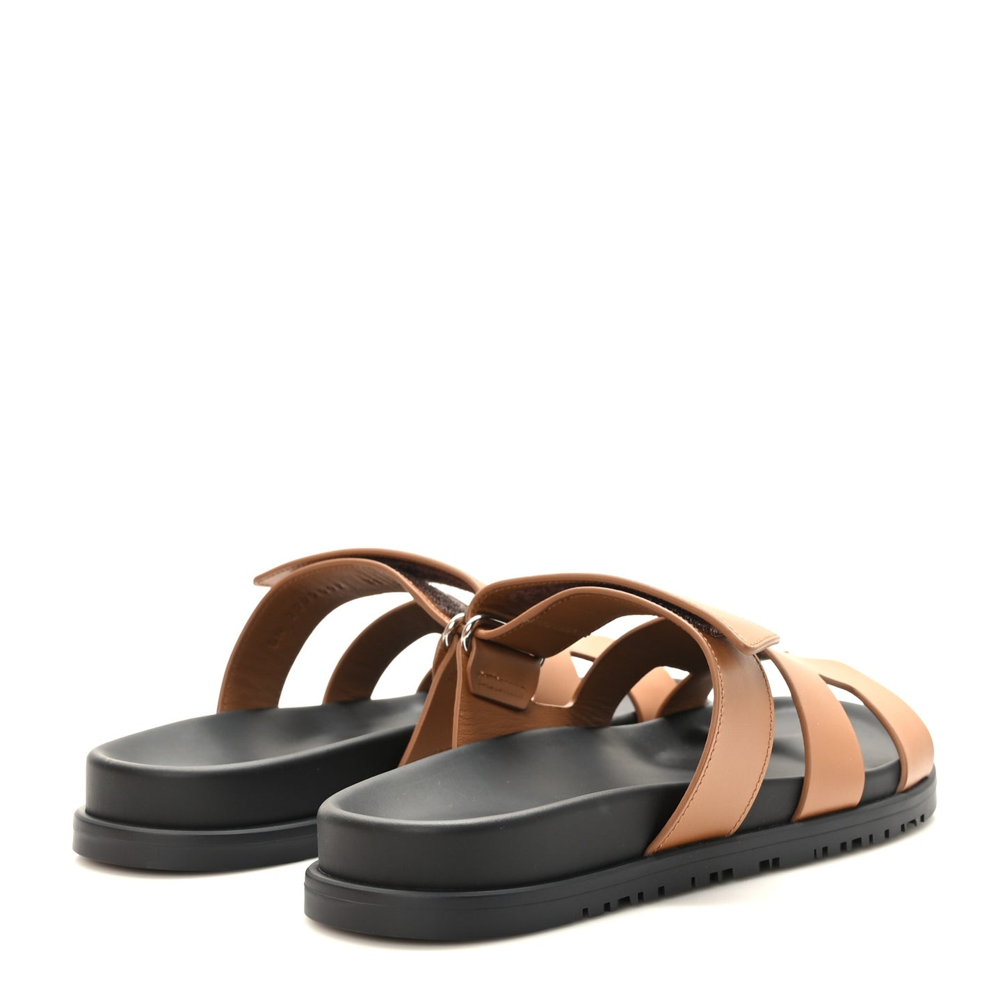 Calfskin Womens Chypre Sandals 38 Naturel