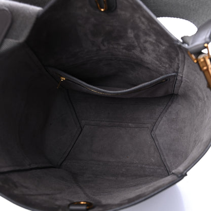 Celine Soft Grained Calfskin Sangle Bucket Bag Kohl 4 of 4