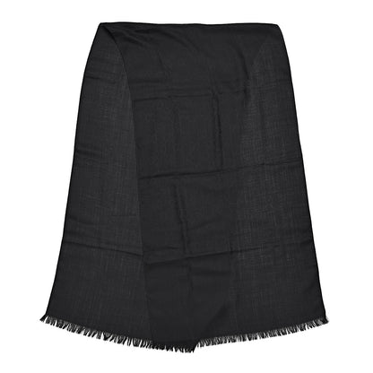Gucci Wool Silk GG Monogram GGNat Scarf Black 3 of 4