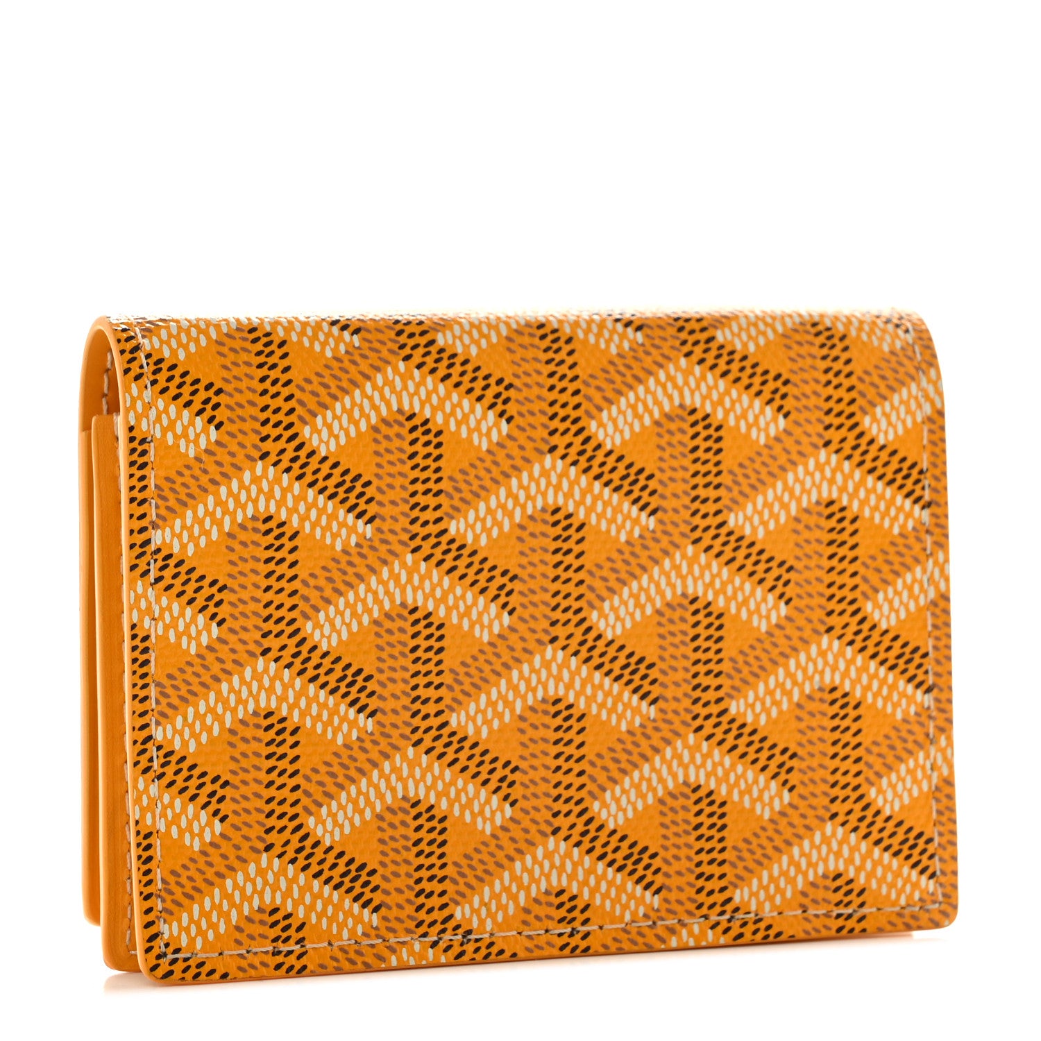 Goyard Goyardine Business Card Holder Yellow 3 of 8