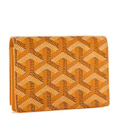 Goyard Goyardine Business Card Holder Yellow 3 of 8
