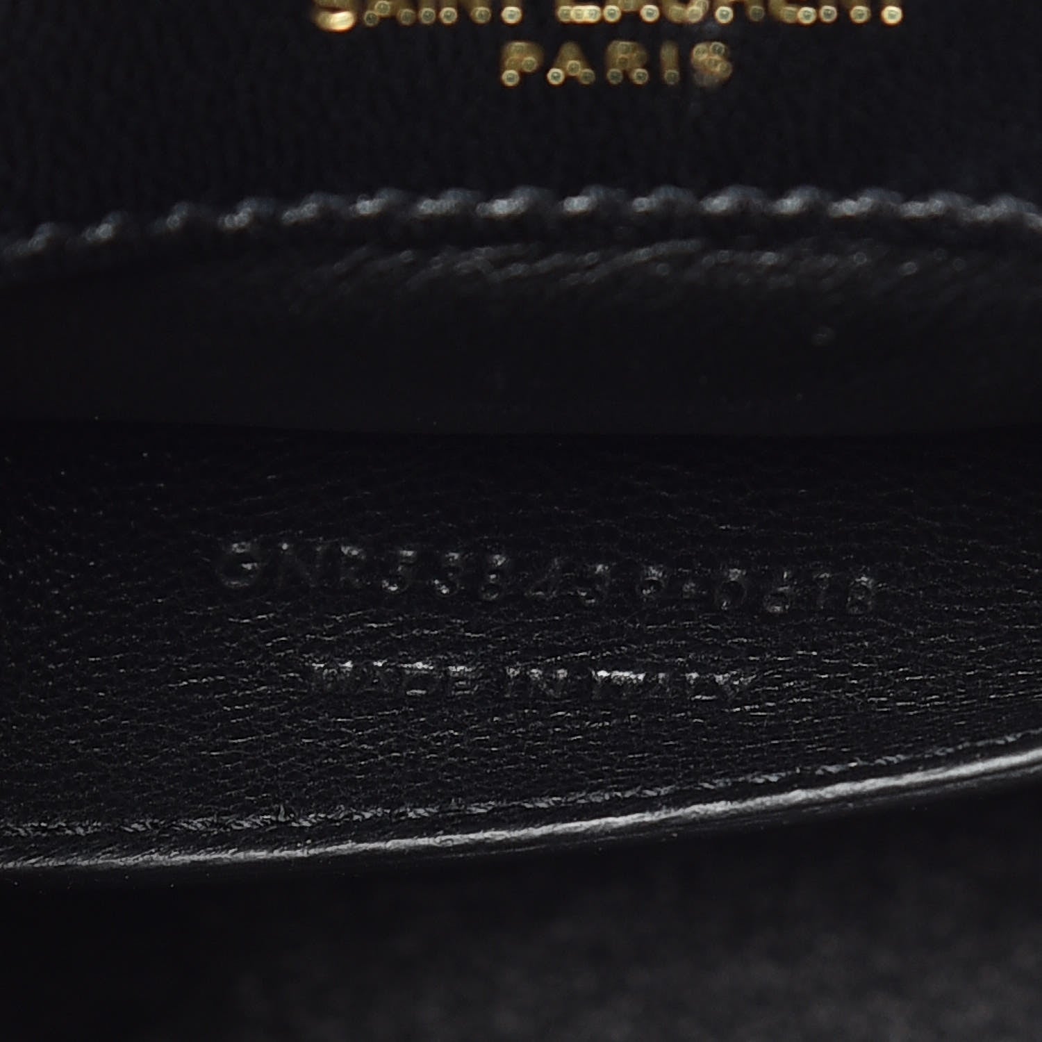 Saint Laurent Patent Calfskin Matelasse Monogram Small Vicky Chain Bag Black 10 of 11