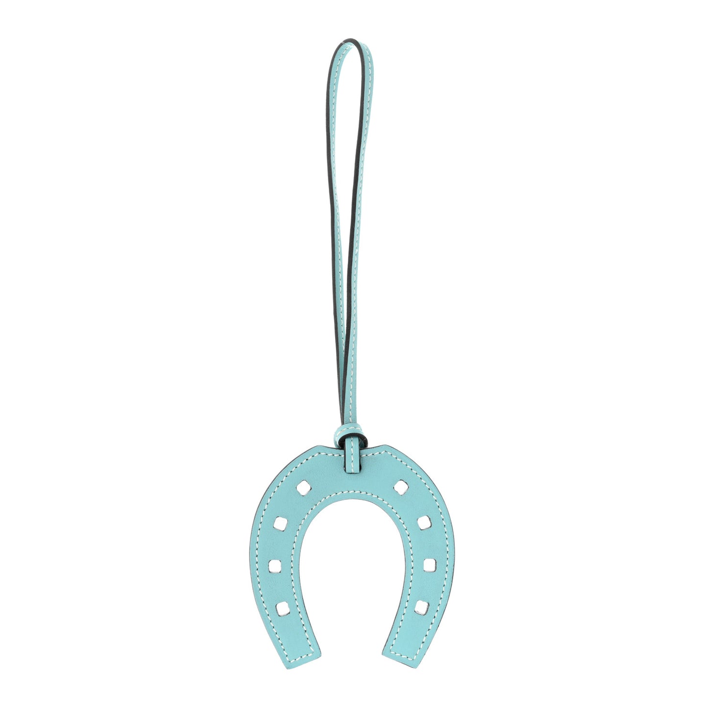 Swift Paddock Horseshoe Bag Charm Bleu Atoll