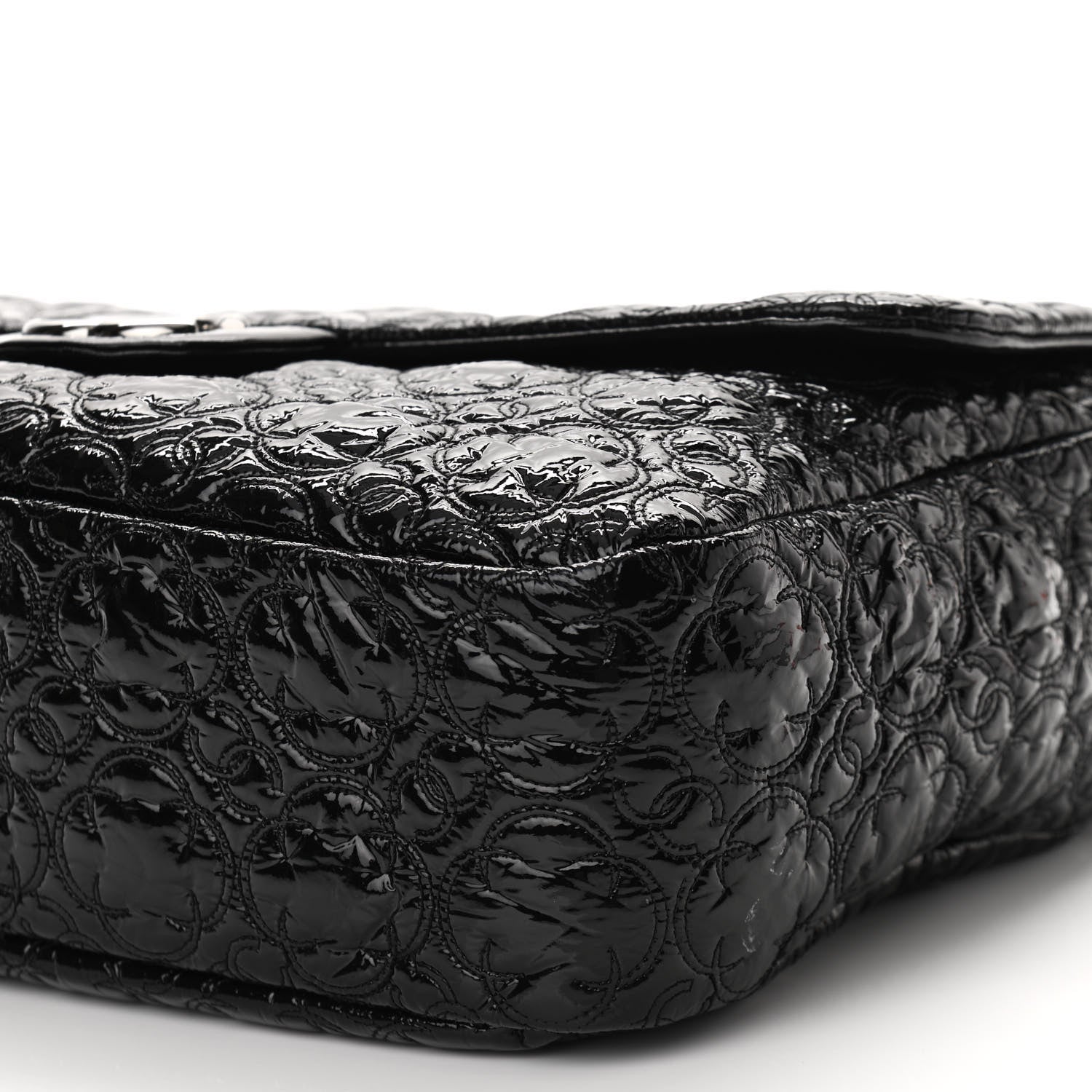 Chanel Vinyl Rock In Moscow Single Flap Black 10 of 10