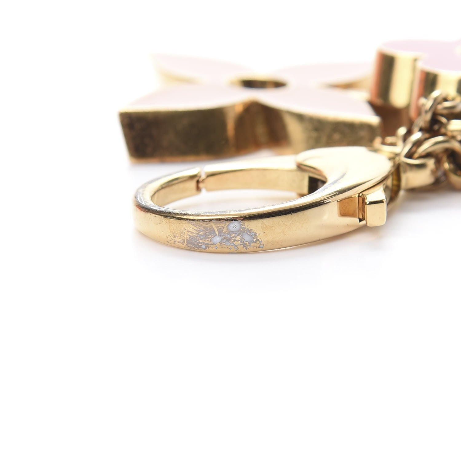Louis Vuitton Fleur De Monogram Bag Charm Pink 5 of 7