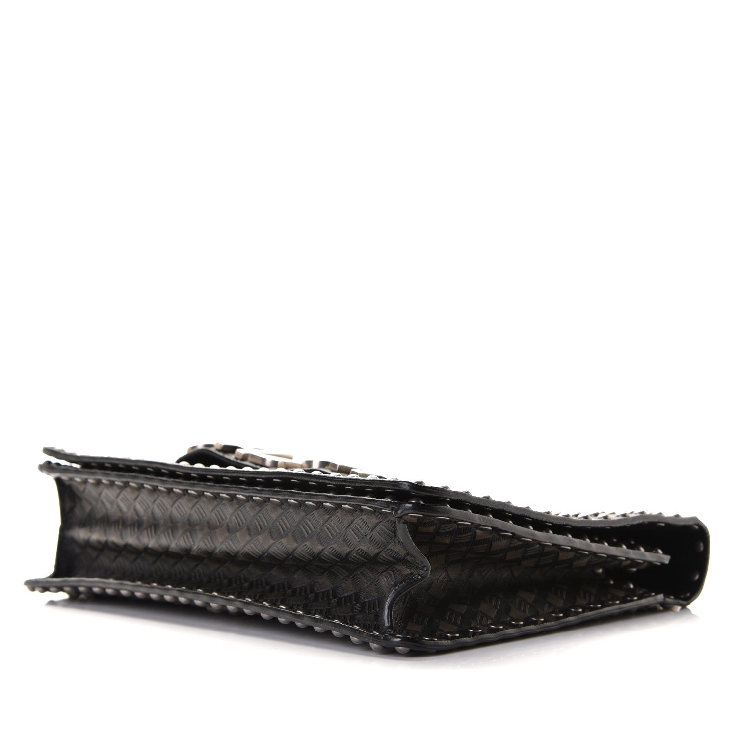 Christian Dior Calfskin Studded Dio(r)evolution Flap Bag Black 6 of 6