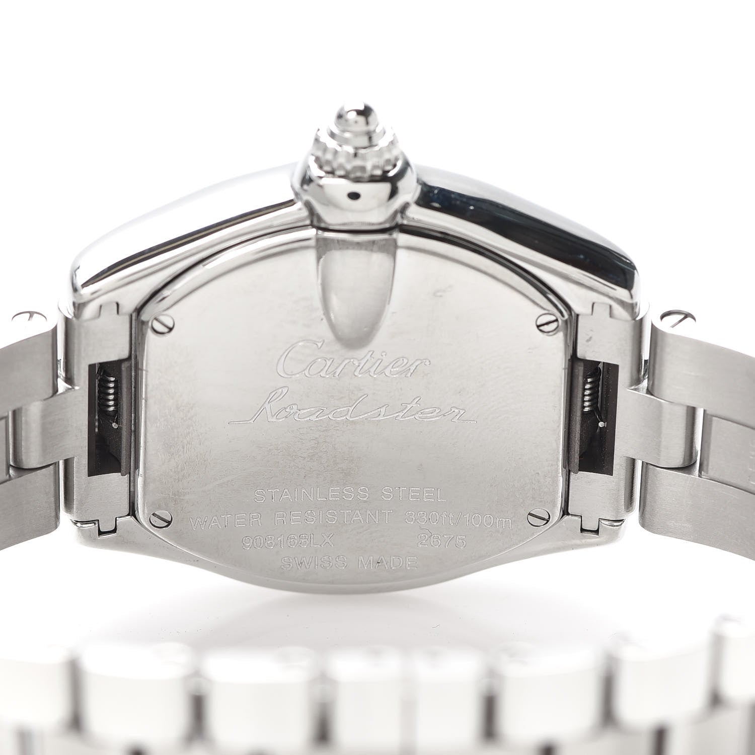 Cartier Stainless Steel 31mm Roadster Quartz Watch Blue 4 of 8