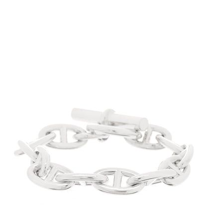 Hermes Sterling Silver GM Chaine d'Ancre Bracelet 2 of 3