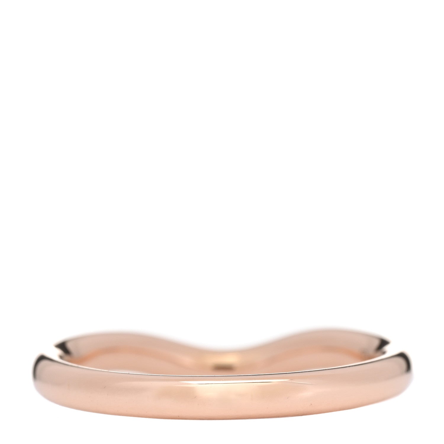 Tiffany Rose Gold Diamond Elsa Peretti Wedding Band Ring 52 6 3 of 6