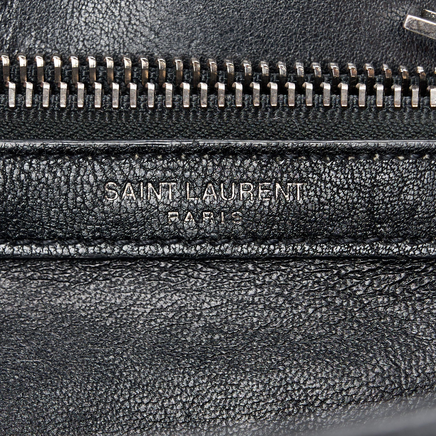 Saint Laurent Sheepskin Matelasse Chevron Monogram Medium College Bag Black 6 of 11