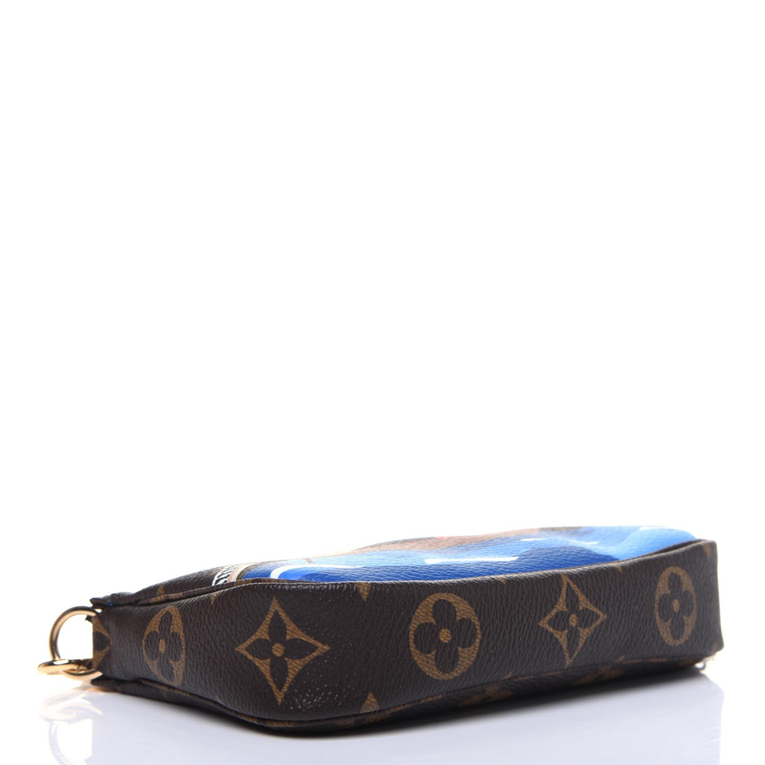 Louis Vuitton Monogram 2019 Christmas Animation Mini Venice Pochette Accessories Blue 4 of 10