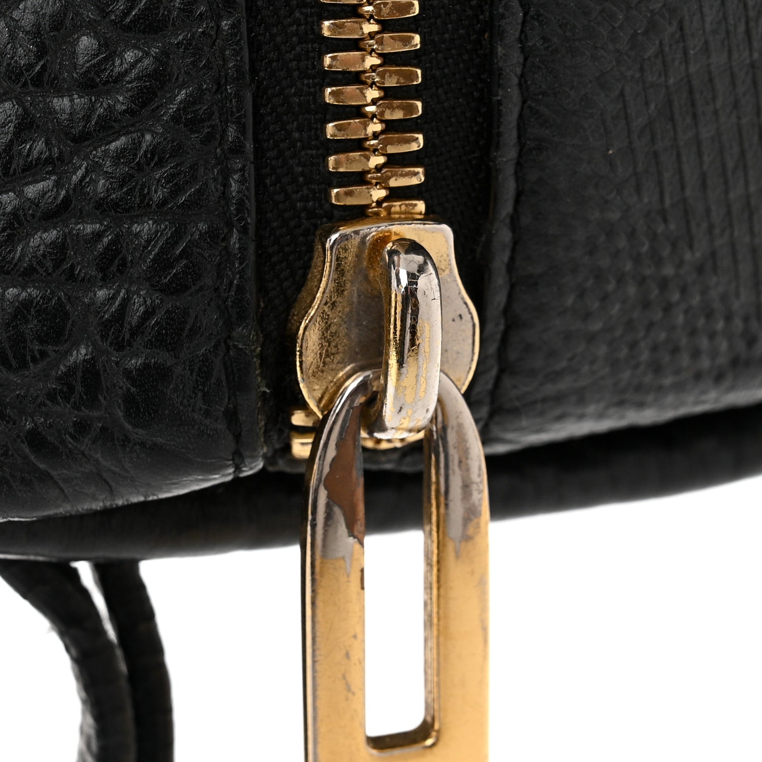 Burberry Signature Grain Calfskin Check Embossed Medium Balmoral Clutch Bag Black 15 of 16